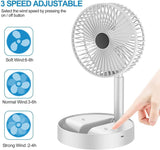 Powerful Rechargeable Table Fan – 🔹 शक्तिशाली रिचार्जेबल टेबल फैन